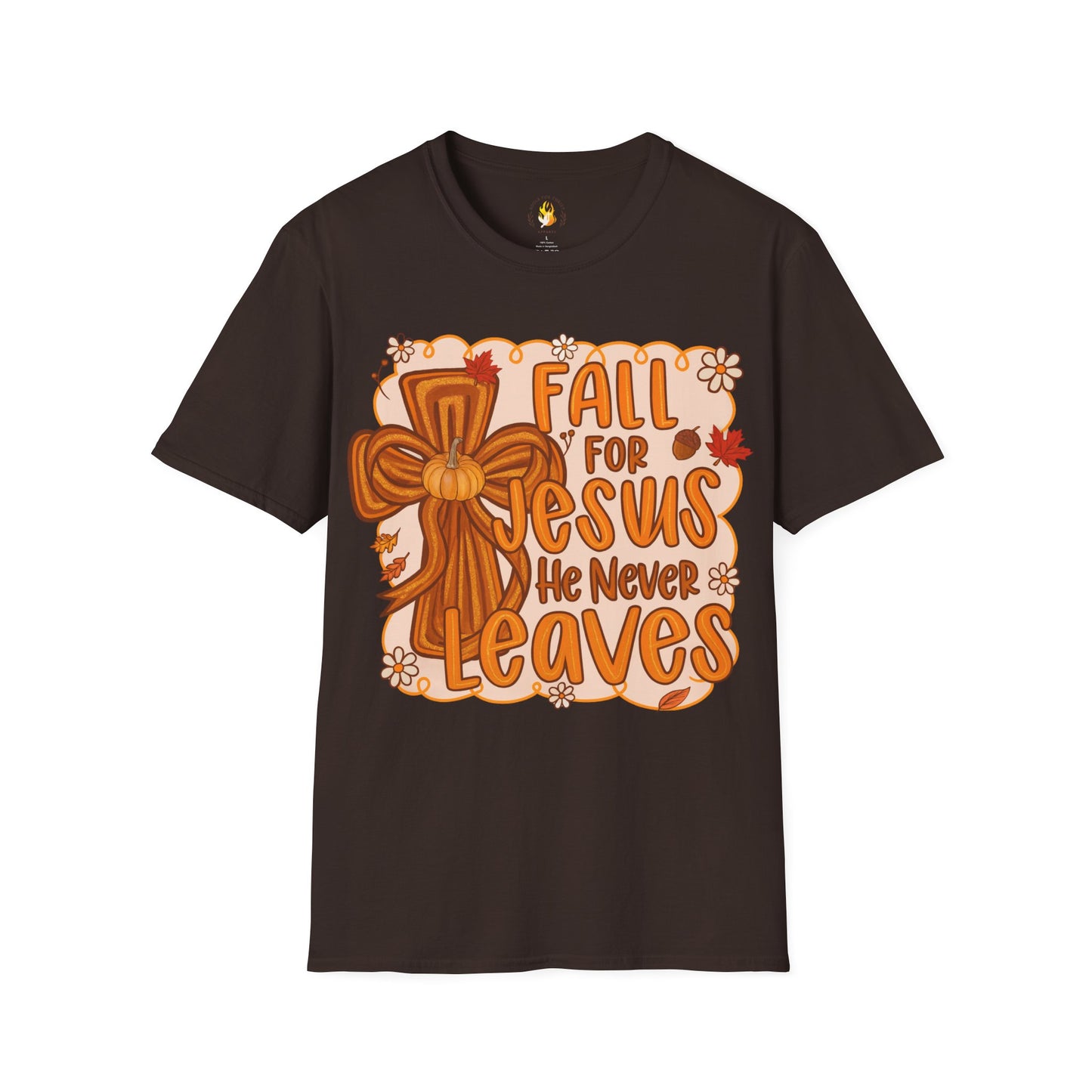 Jesus Never Leaves T-Shirt