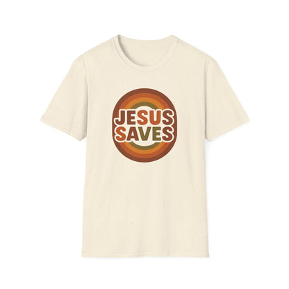 Retro Jesus Saves T-Shirt