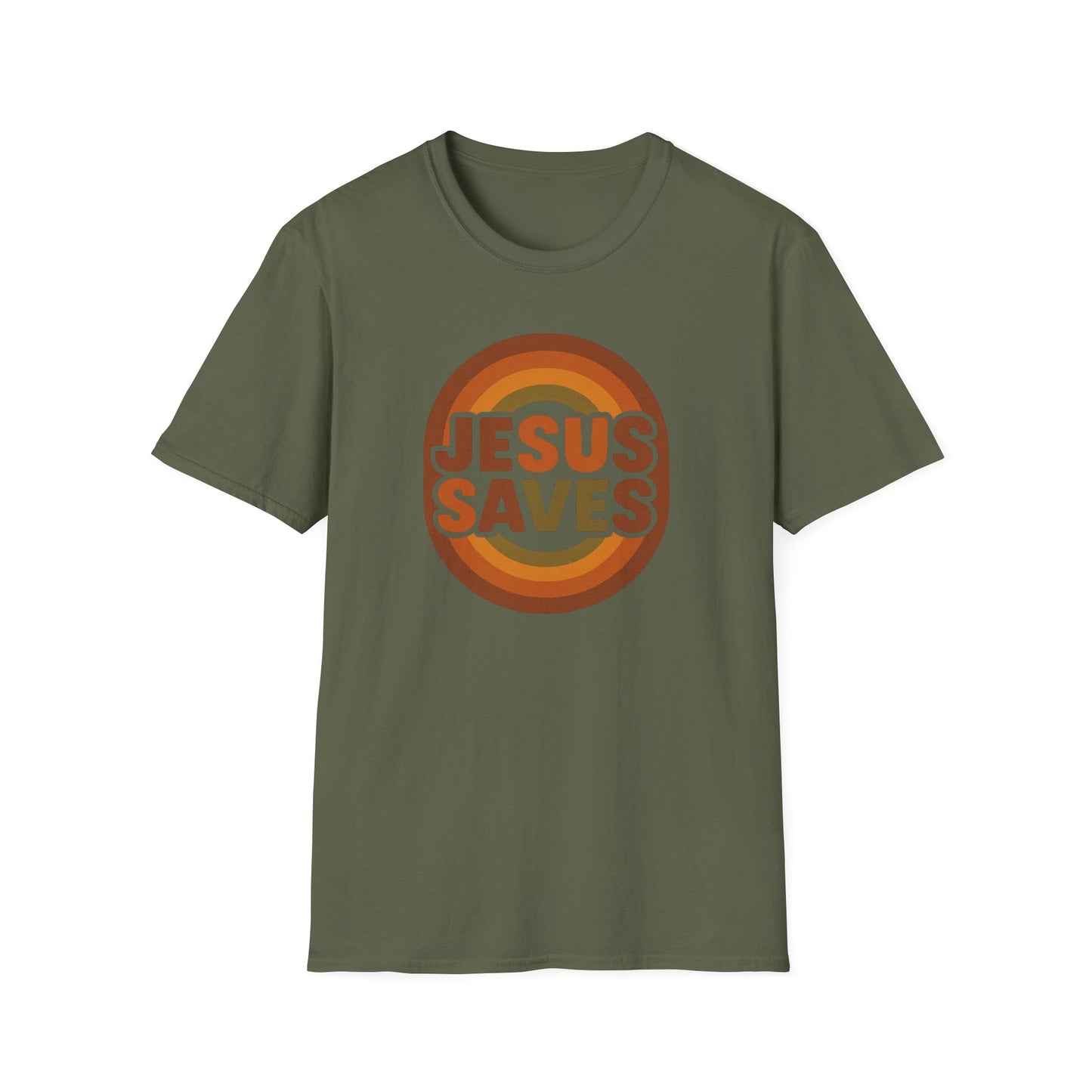 Retro Jesus Saves T-Shirt
