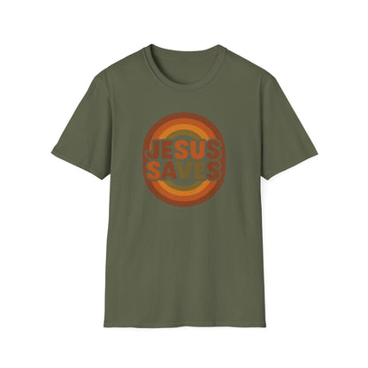 Retro Jesus Saves T-Shirt