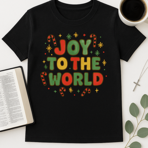 Joy to the World, Candy Cane T-Shirt