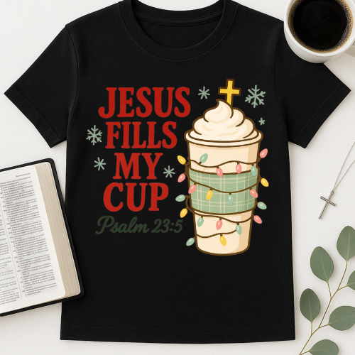 Jesus Fills My Cup T-Shirt